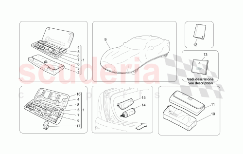 Part Diagram for Maserati 82606700
