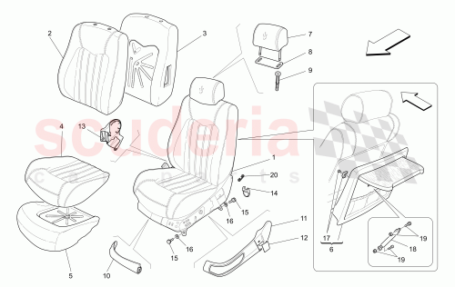Part Diagram for Maserati 981439501