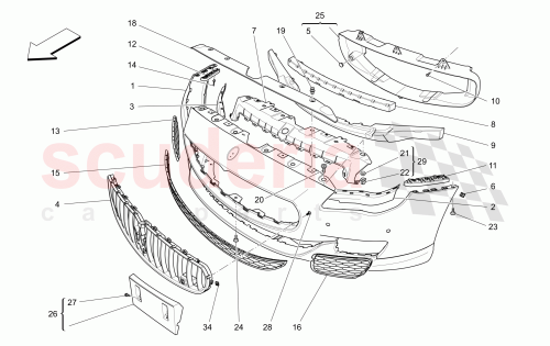 Part Diagram for Maserati 670005535