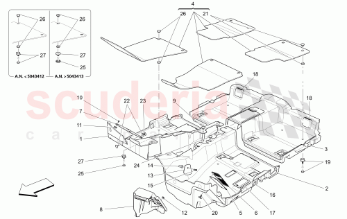 Part Diagram for Maserati 670069407