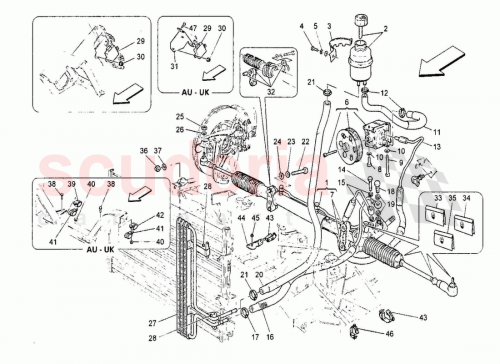 Part Diagram for Maserati 16237274