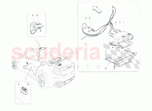 Part Diagram for Maserati 80668500