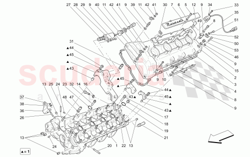 Part Diagram for Maserati 205255