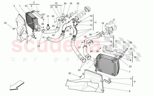 Part Diagram for Maserati 670039062
