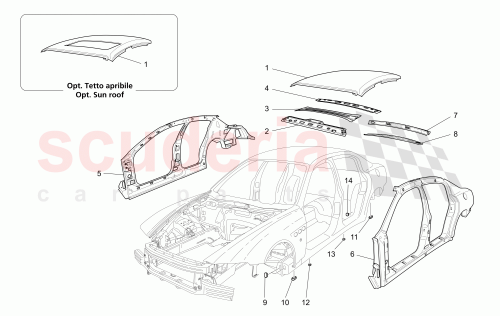 Part Diagram for Maserati 980139322