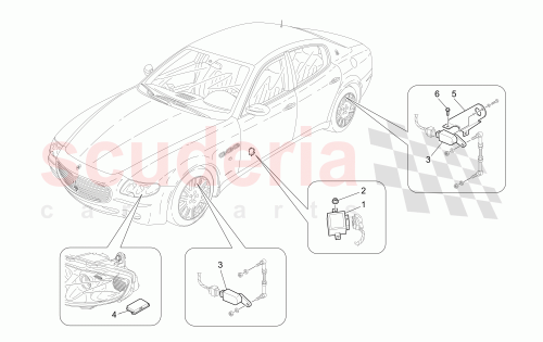 Part Diagram for Maserati 193882
