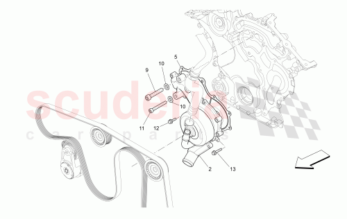 Part Diagram for Maserati 14308934