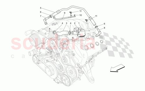 Part Diagram for Maserati 235287