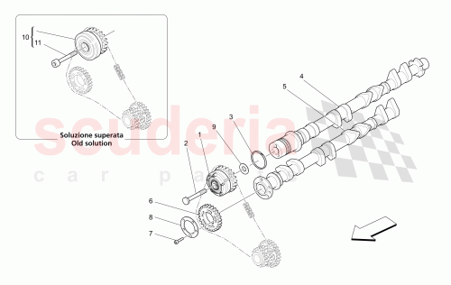 Part Diagram for Maserati 227500
