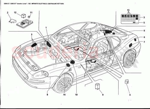 Part Diagram for Maserati 383700138