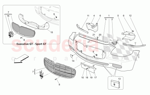 Part Diagram for Maserati 67575700