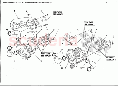 Part Diagram for Maserati 98134