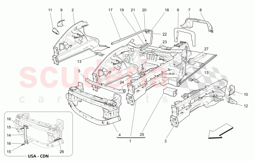 Part Diagram for Maserati 82122000