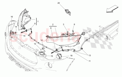 Part Diagram for Maserati 670032327