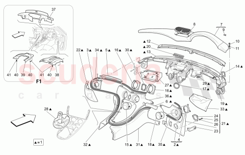 Part Diagram for Maserati 382300800