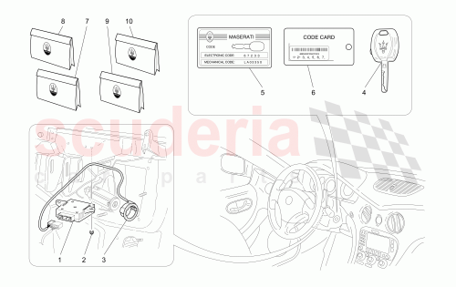 Part Diagram for Maserati 980001802