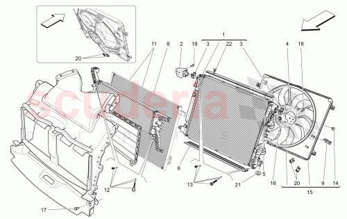 Part Diagram for Maserati 670107328