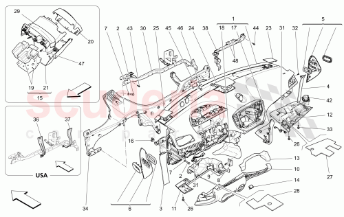 Part Diagram for Maserati 670040869