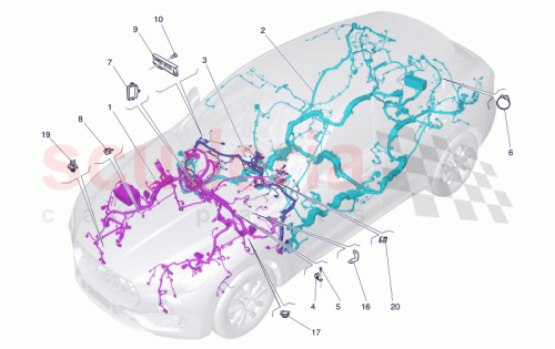 Part Diagram for Maserati 675000791