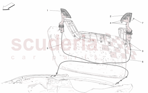 Part Diagram for Maserati 673016568