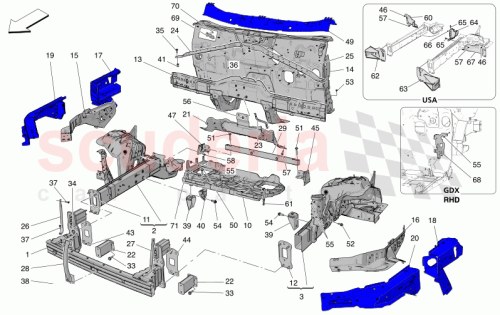 Part Diagram for Maserati 675002161