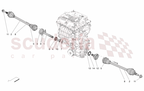 Part Diagram for Maserati 673011594