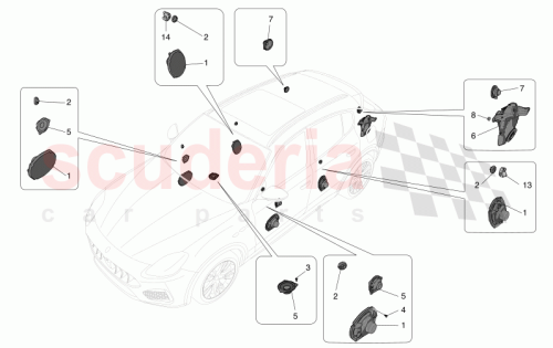 Part Diagram for Maserati 670157532