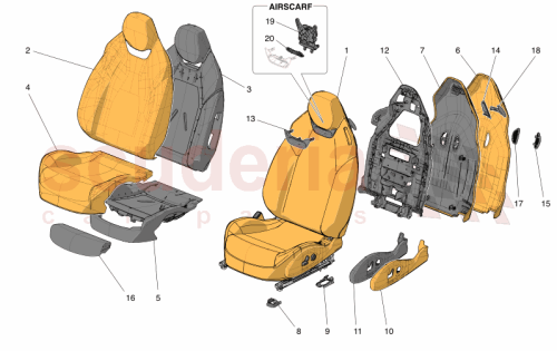 Part Diagram for Maserati 673013606