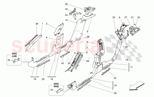 Part Diagram for Maserati 670151610