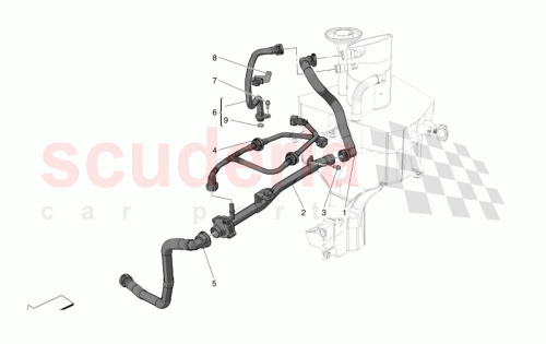 Part Diagram for Maserati 670173069