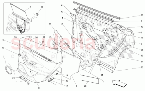 Part Diagram for Maserati 670125711