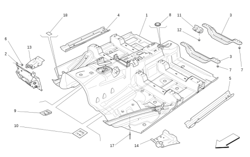 Part Diagram for Maserati 014059311