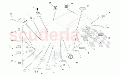 Part Diagram for Maserati 675002258