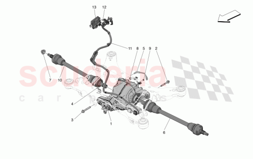 Part Diagram for Maserati 670154286