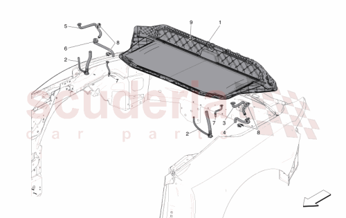 Part Diagram for Maserati 670220310