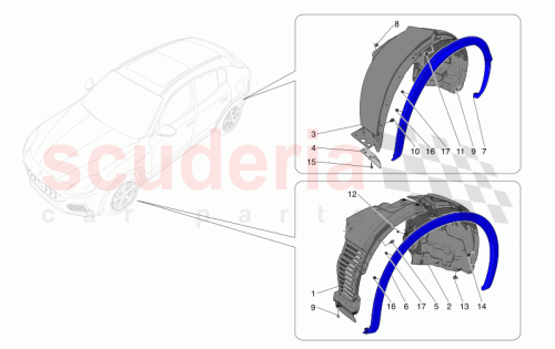 Part Diagram for Maserati 670157088