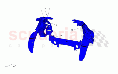 Part Diagram for Maserati 673014129