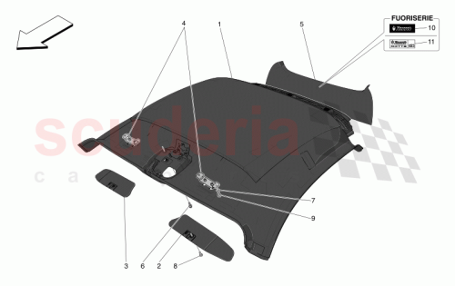 Part Diagram for Maserati 670167208