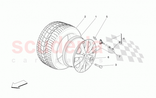 Part Diagram for Maserati 980161419