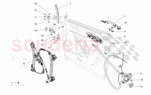 Part Diagram for Maserati 670012585
