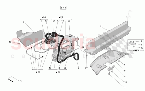 Part Diagram for Maserati 673013285