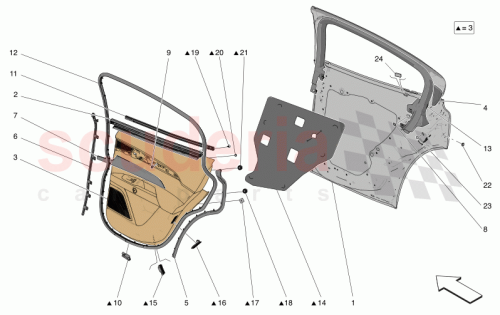 Part Diagram for Maserati 670167697