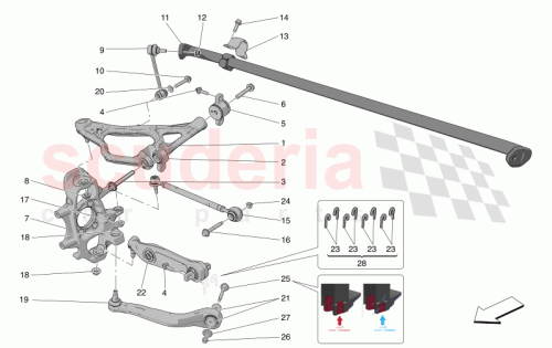 Part Diagram for Maserati 670216677