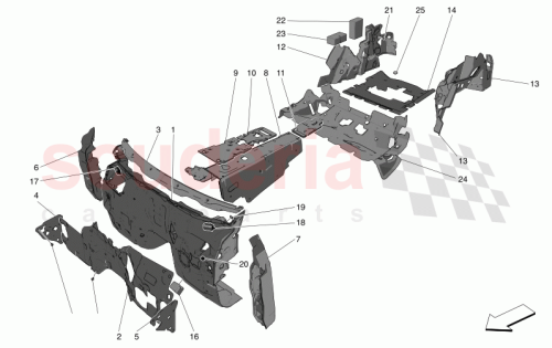 Part Diagram for Maserati 675001513