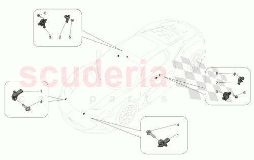 Part Diagram for Maserati 675001035