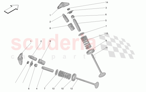 Part Diagram for Maserati 670050683