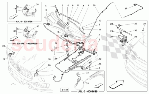 Part Diagram for Maserati 673013658