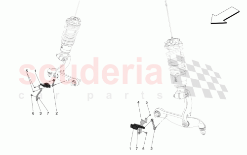 Part Diagram for Maserati 675001023