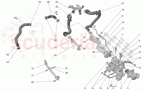 Part Diagram for Maserati 670050368