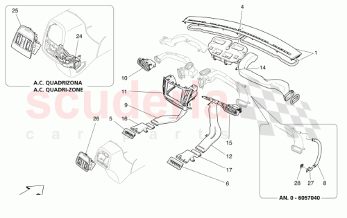 Part Diagram for Maserati 670149349